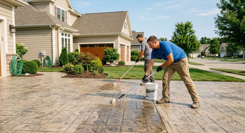 Stamped Concrete Installation Service