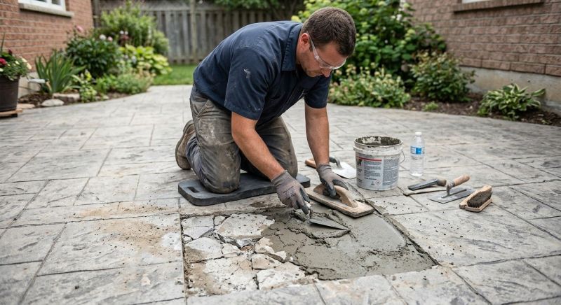 Decorative Concrete Repair in Mesa, AZ