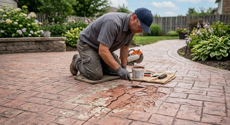 Decorative Concrete Repair in Glen Burnie, MD